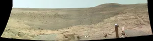 Martian Landscape Photography Stampe: Panoramic view of Mars