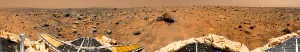 Martian Surface Features Stampe: Panoramic view of Mars