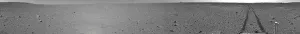 Martian Landscape Photography Stampe: Panoramic view of Mars