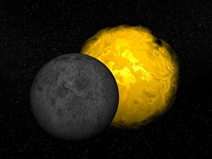 Partial Solar Eclipse Stampe: Partial eclipse of the Sun