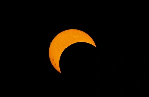 Solar Eclipse Images Stampe: Partial solar eclipse of 2012