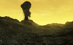Venus Surface Stampe: The surface of an infernal planet, Venus