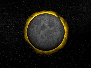 Total Solar Eclipse Stampe: Total eclipse of the Sun