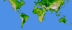 Mountainous Terrain Images Stampe: The World