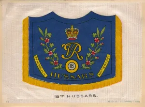 British Army Cavalry Stampe: 18th Hussars, c1910. Creator: Unknown
