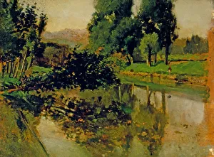 Reflections On Calm Water Stampe: 2687112