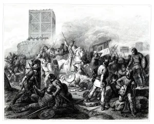 Napoleonic Wars Battle Scene Stampe: 2687361