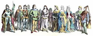 Medieval European Nobility Stampe: 2687404