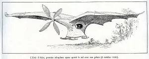 Early Aircraft Designs Stampe: Ader Eole, 1890
