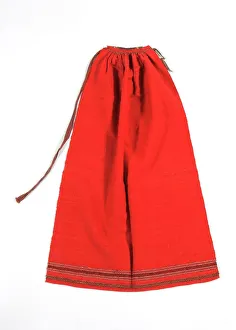 Traditional Costume Design Stampe: Apron. Creator: Unknown