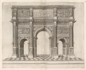 Roman Empire Monuments Stampe: Arch of Constantine. Creator: Unknown