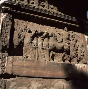 Arch Of Titus Stampe: Detail of the arch of the Emperor Titus