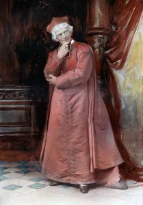 Christian Bishop Portrait Stampe: Arthur Bourchier in The Bishops Move, c1902. Artist: Ellis & Walery