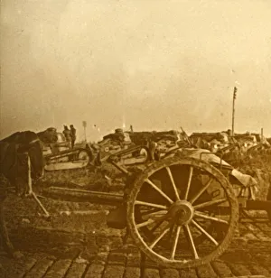 World War I Tanks Stampe: Assembly of tanks, c1914-c1918