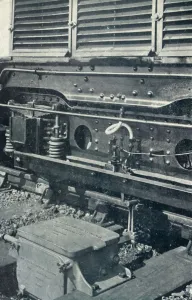British Railway History Stampe: Automatic Train Stop, 1922. Creator: Unknown