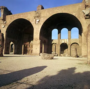 Italian Archaeological Site Stampe: Basilca of the Emperor Maxentius