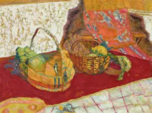 Stampe di Due ceste di frutta, c1935. Collezione privata Pierre Bonnard Stampe: Due ceste di frutta, c1935. Autore: Bonnard, Pierre (1867-1947).
