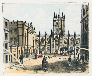 Roman Baths England Stampe: Bath, c1910