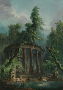 Hubert Robert Stampe: La Piscina di Bagno. Creatore: Hubert Robert