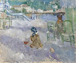 Impressionist Artists From France Stampe: Beach in Nice