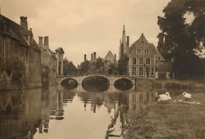 Belgian Heritage Sites Stampe: Beguinage, c1928