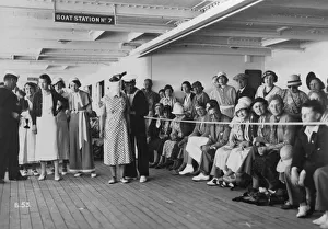 Cruise Ship History Stampe: On board the RMS Atlantis, c1929-c1939(?)