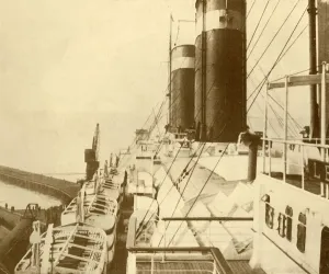 Ward Lock And Co Publications Stampe: Boat Deck of the Leviathan. c1930. Creator: Unknown