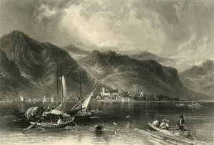 Lake Constance Austria Stampe: Bregenz, c1872. Creator: E I Roberts