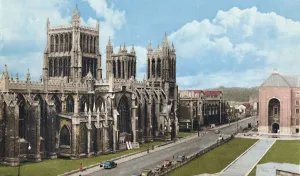 Bristol City Landmarks Stampe: Bristol Cathedral, c1940s