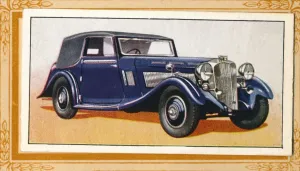 Vintage Motor Car Stampe: Brough Superior, c1936
