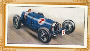 Motor Racing History Stampe: Bugatti 3-3 Litre, c1936