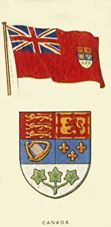 Canadian Flag Stampe: Canada, c1935. Creator: Unknown