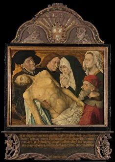 Dutch Heritage Art Gallery Stampe: Central panel of a Memorial Triptych