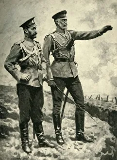 Tsar Nicholas II Stampe: The Changes in the Russian Command, September, 1915. First World War, (c1920). Creator