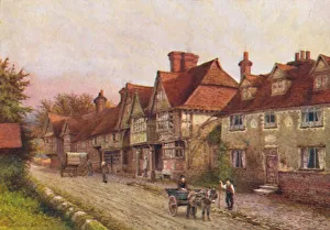 Chiddingstone dal Cantone del Cimitero, 1907. Artista: William Biscombe Gardner