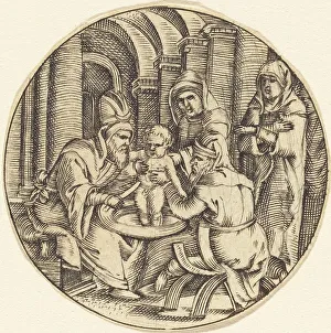 Black And White Antique Prints Stampe: The Circumcision. Creator: Unknown