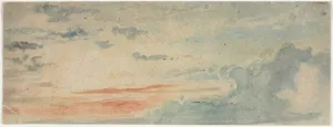 English Heritage Paintings Stampe: Cloud Study, 1800s. Creator: Anonymous