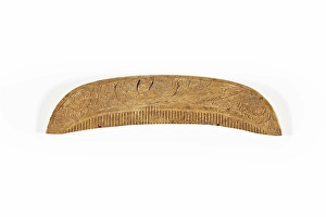 Chinese Decorative Arts Stampe: Comb, date unknown. Creator: Unknown