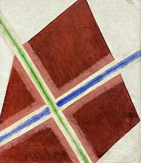 Russian Avant Garde Artists Stampe: Composition. Diffusion of color (Diffusion of Light)