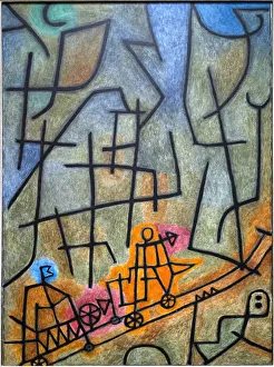 Modern German Painting Stampe: Conquest of the Mountain