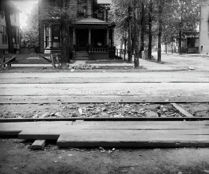 American Industrial History Stampe: Construction work, grade separation