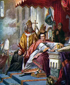 William The Conqueror Image Stampe: Coronation of William the Conqueror, 1925