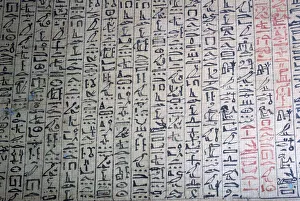 Louvre Collection Images Stampe: Cursive hieroglyphic script from a book of the dead