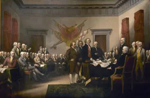 Declaration Of Independence Stampe: Declaration of Independence, 1819