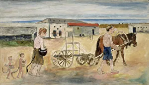 Heritage Art Collection Online Stampe: The devil changes, c1900. Creator: Hugo Simberg