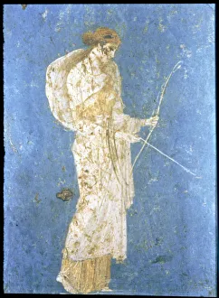 Diana la Cacciatrice, affresco dalla casa Stabia a Pompei.