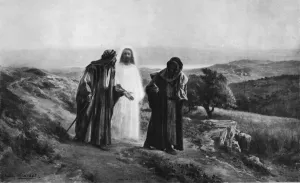 The Print Collector Artwork Stampe: Disciples at Emmaus, c1905, (1912). Artist: Eugene Alexis Girardet