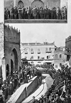 Fronti Distanti, a Gerusalemme; Il discorso, dell11 dicembre 1917, della proclamazione.. 1917. Creatore: Sconosciuto