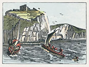 Dover Castle Architecture Stampe: Dover, c1910