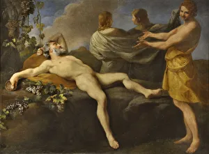 Baroque Painting Stampe: The Drunkenness Of Noah